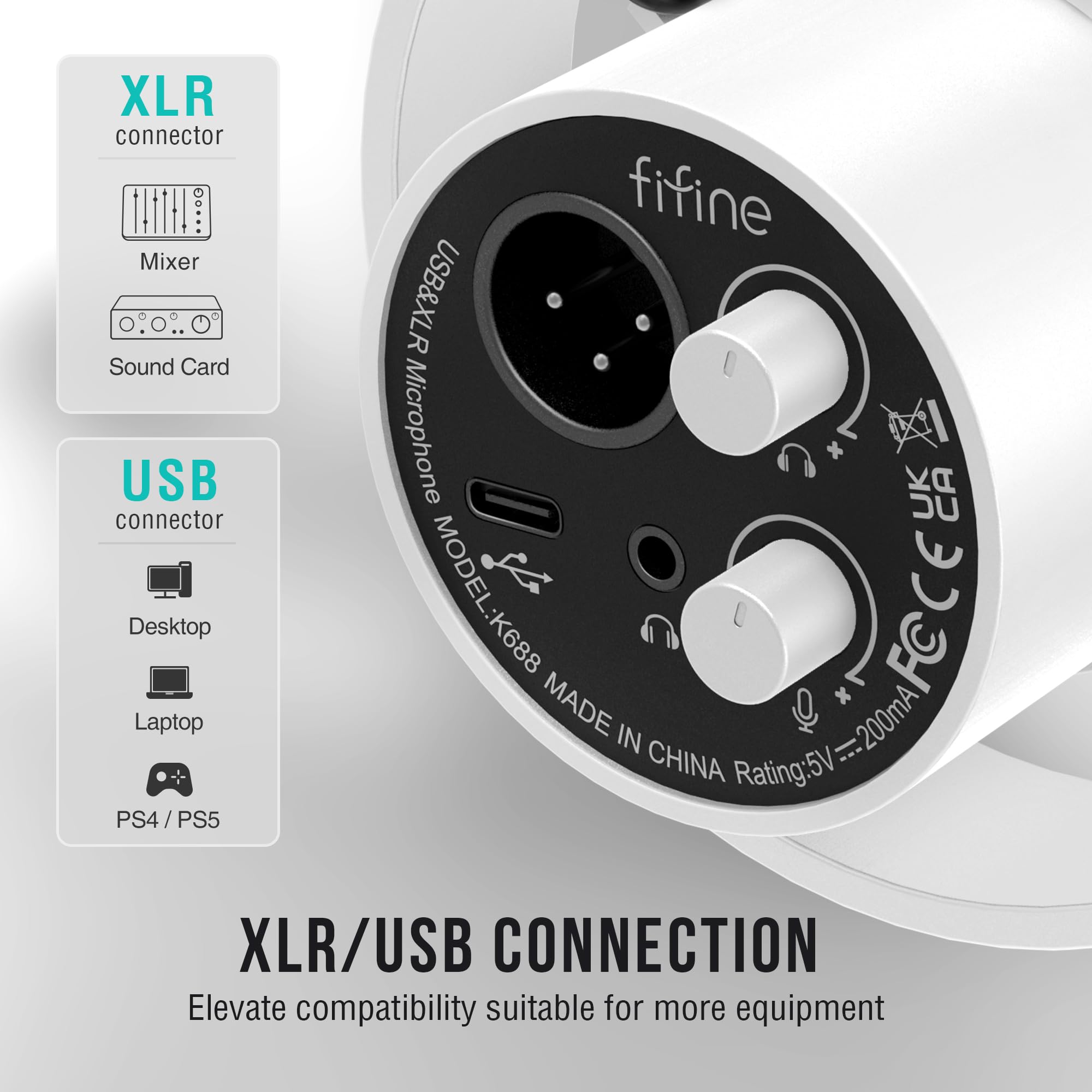 Amazon.co.jp: FIFINE(フィファイン) ポッドキャスト XLR/USBマイク